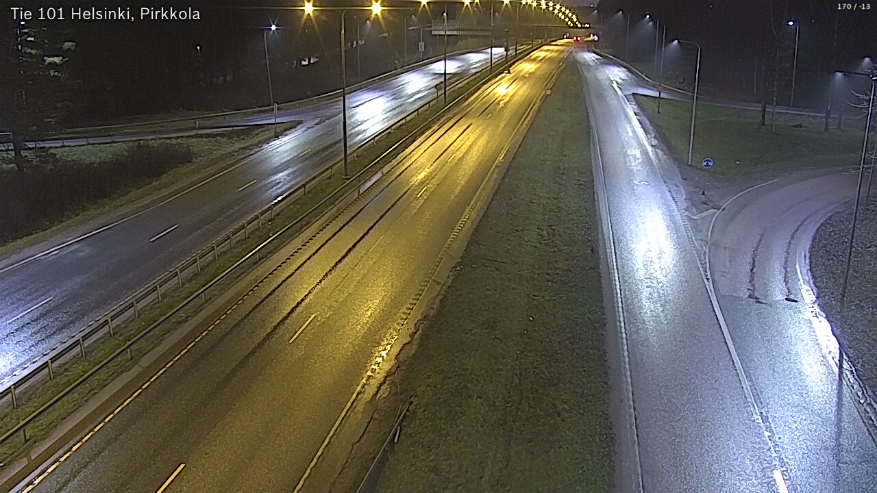 Weather Camera Image Väg 101 Helsingfors Britas, Helsinki, Uusimaa