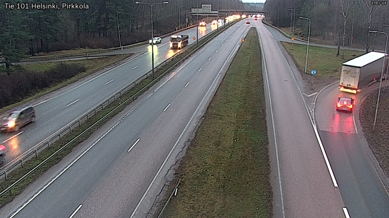 Weather Camera Image Väg 101 Helsingfors Britas, Helsinki, Uusimaa