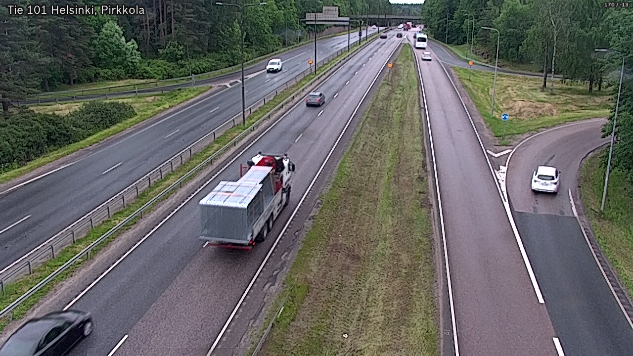 Weather Camera Image Väg 101 Helsingfors Britas, Helsinki, Uusimaa