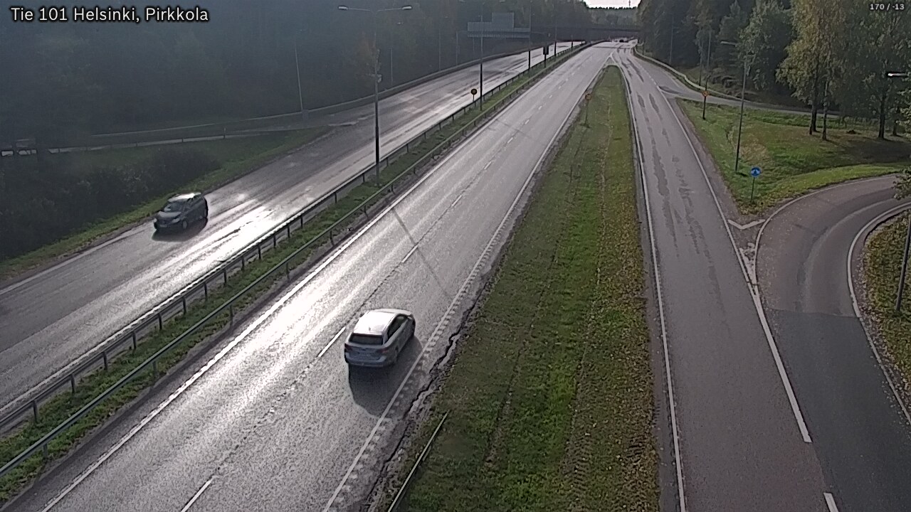 Weather Camera Image Väg 101 Helsingfors Britas, Helsinki, Uusimaa