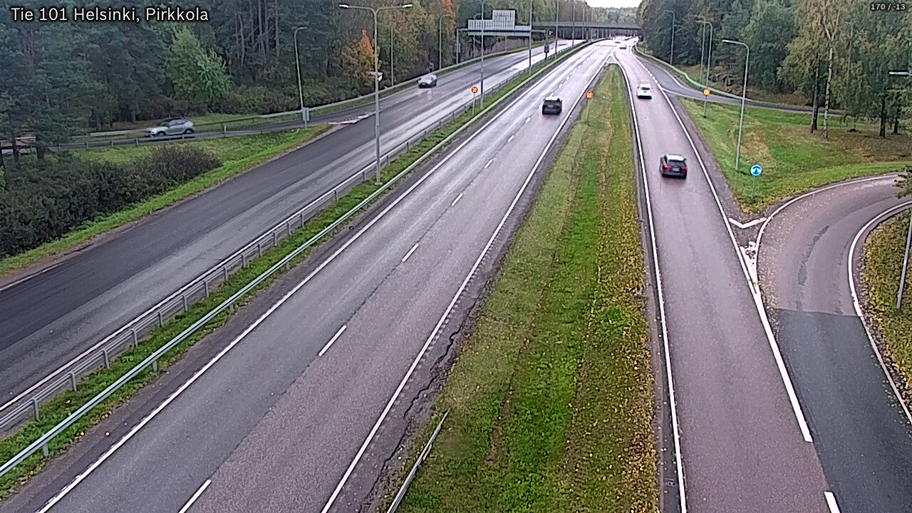Weather Camera Image Väg 101 Helsingfors Britas, Helsinki, Uusimaa