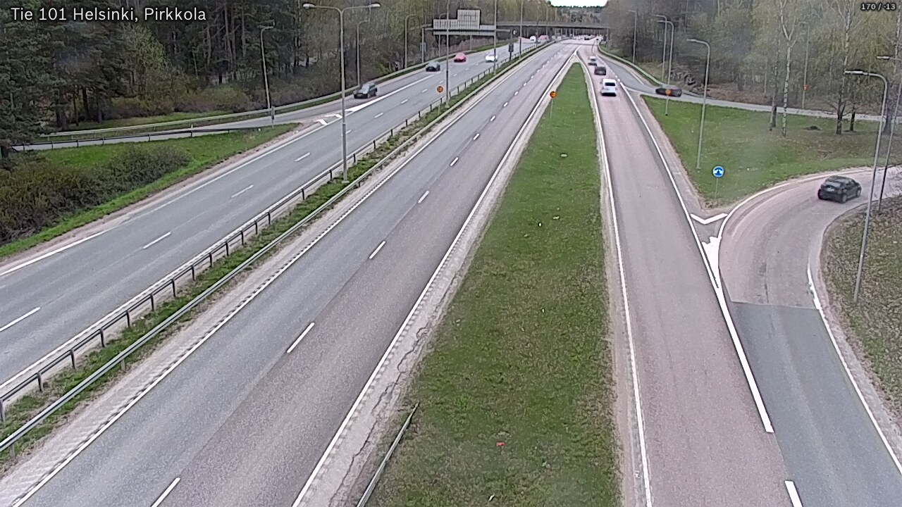 Weather Camera Image Väg 101 Helsingfors Britas, Helsinki, Uusimaa