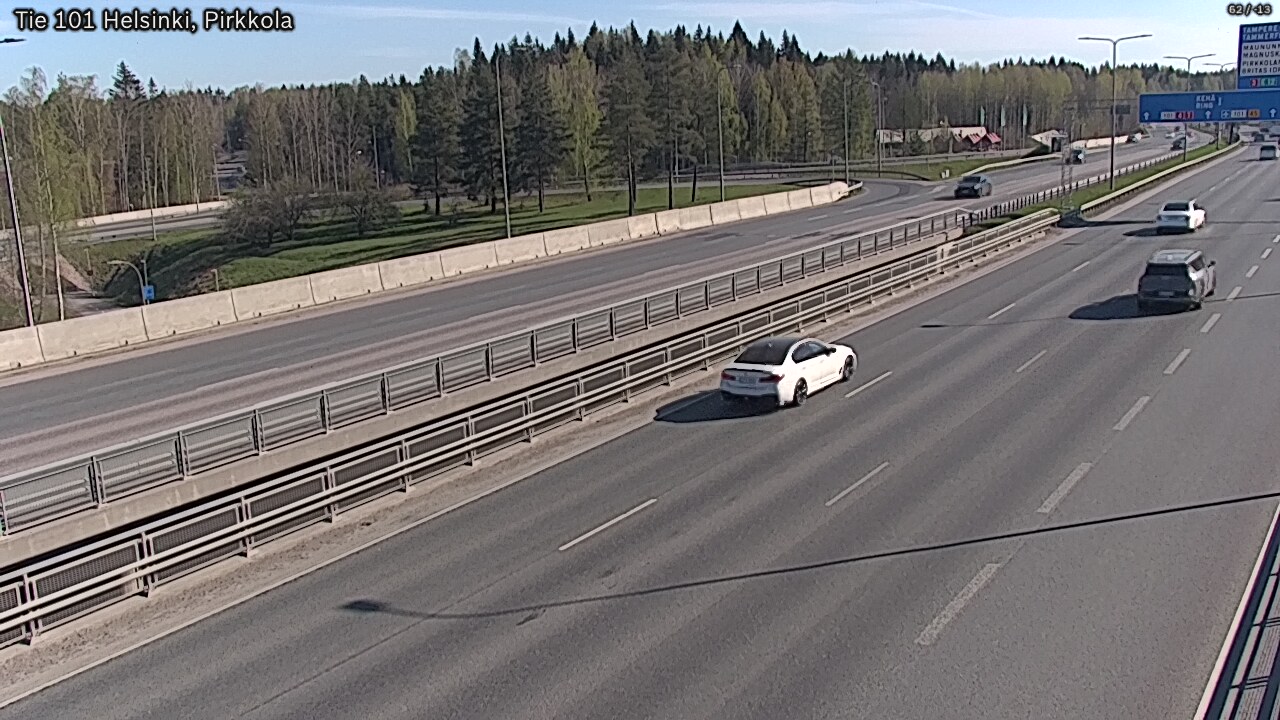 Weather Camera Image Väg 101 Helsingfors Britas, Helsinki, Uusimaa