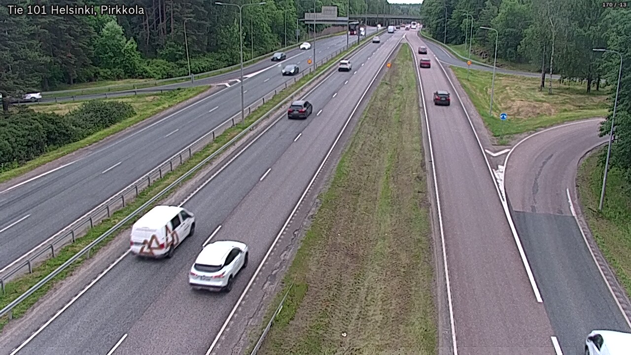 Weather Camera Image Väg 101 Helsingfors Britas, Helsinki, Uusimaa