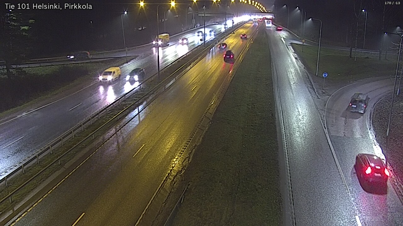 Weather Camera Image Väg 101 Helsingfors Britas, Helsinki, Uusimaa