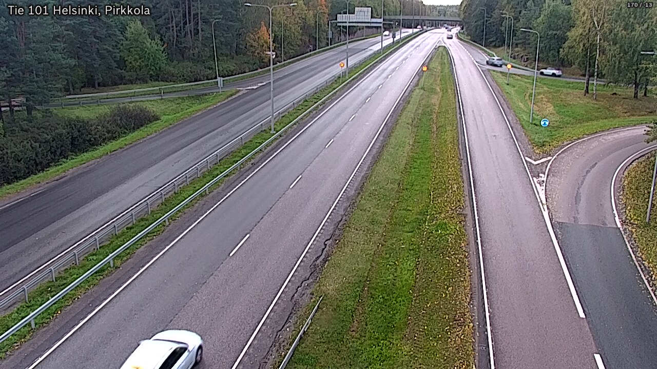 Weather Camera Image Väg 101 Helsingfors Britas, Helsinki, Uusimaa