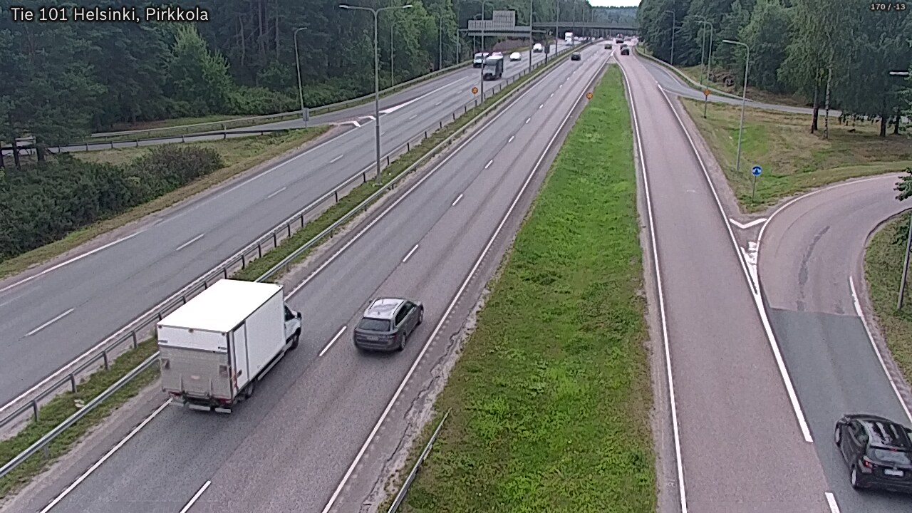 Weather Camera Image Väg 101 Helsingfors Britas, Helsinki, Uusimaa