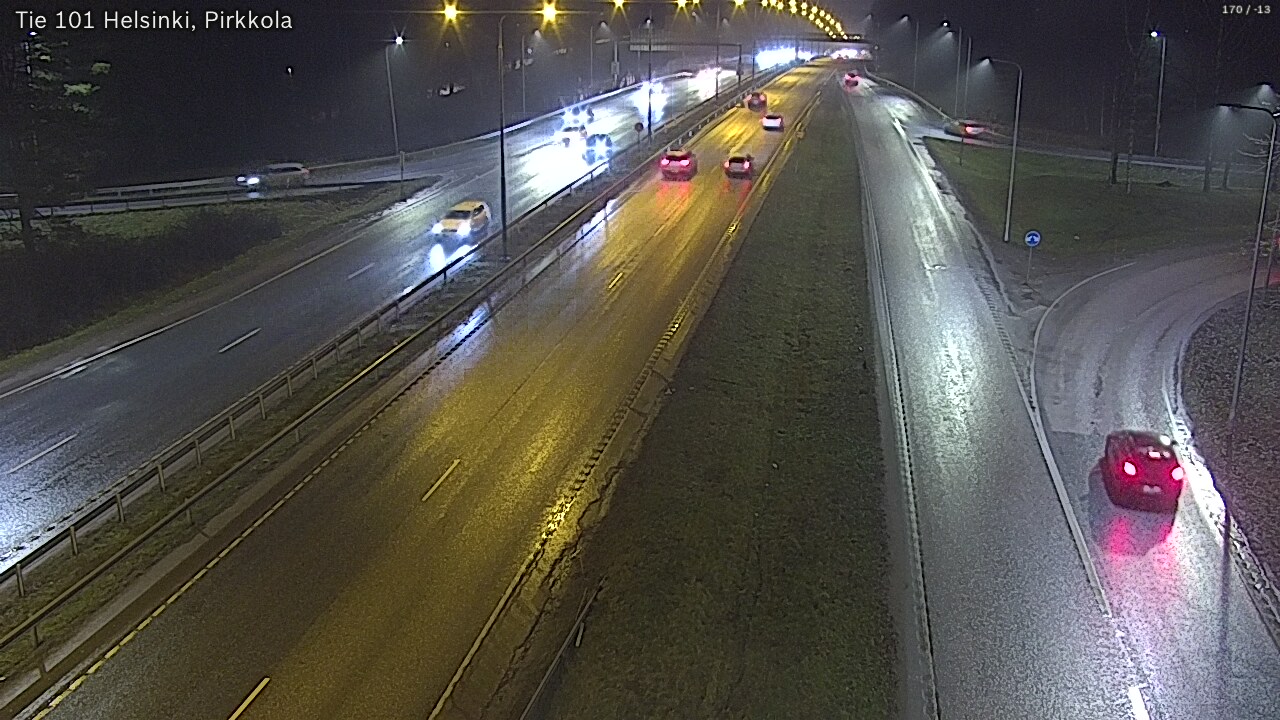 Weather Camera Image Väg 101 Helsingfors Britas, Helsinki, Uusimaa