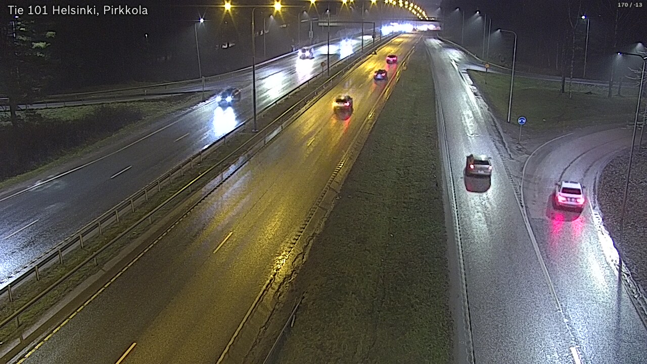 Weather Camera Image Väg 101 Helsingfors Britas, Helsinki, Uusimaa