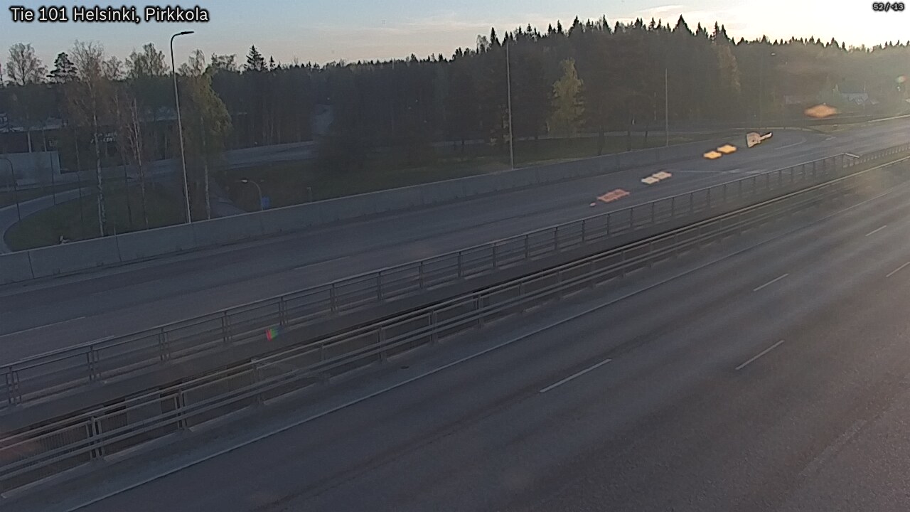 Weather Camera Image Road 101 Helsinki Pirkkola, Helsinki, Uusimaa