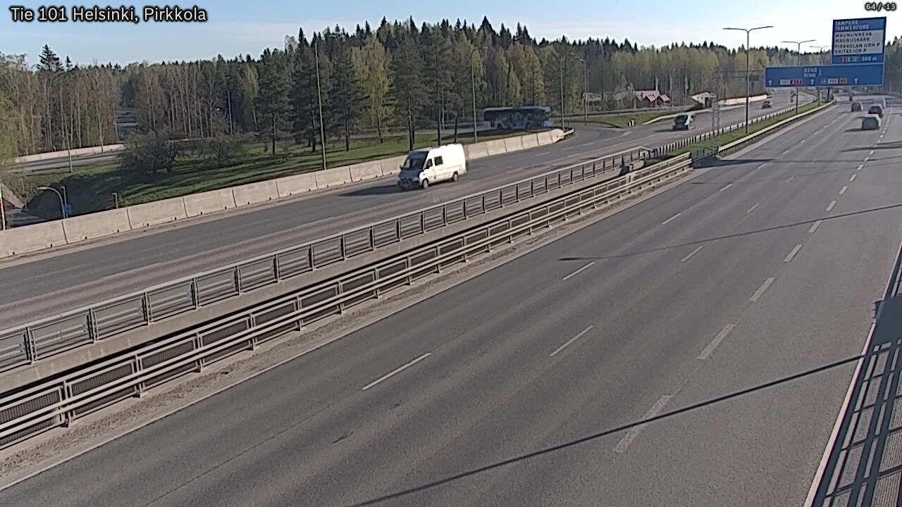 Weather Camera Image Väg 101 Helsingfors Britas, Helsinki, Uusimaa