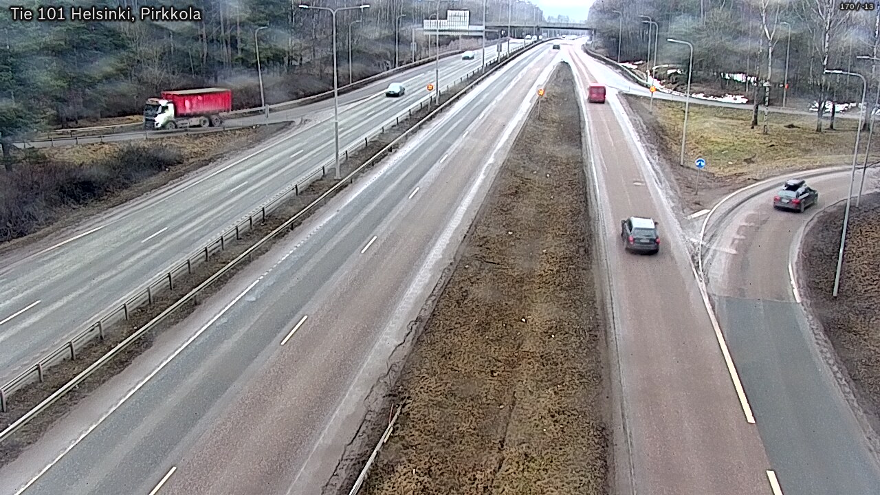 Weather Camera Image Väg 101 Helsingfors Britas, Helsinki, Uusimaa