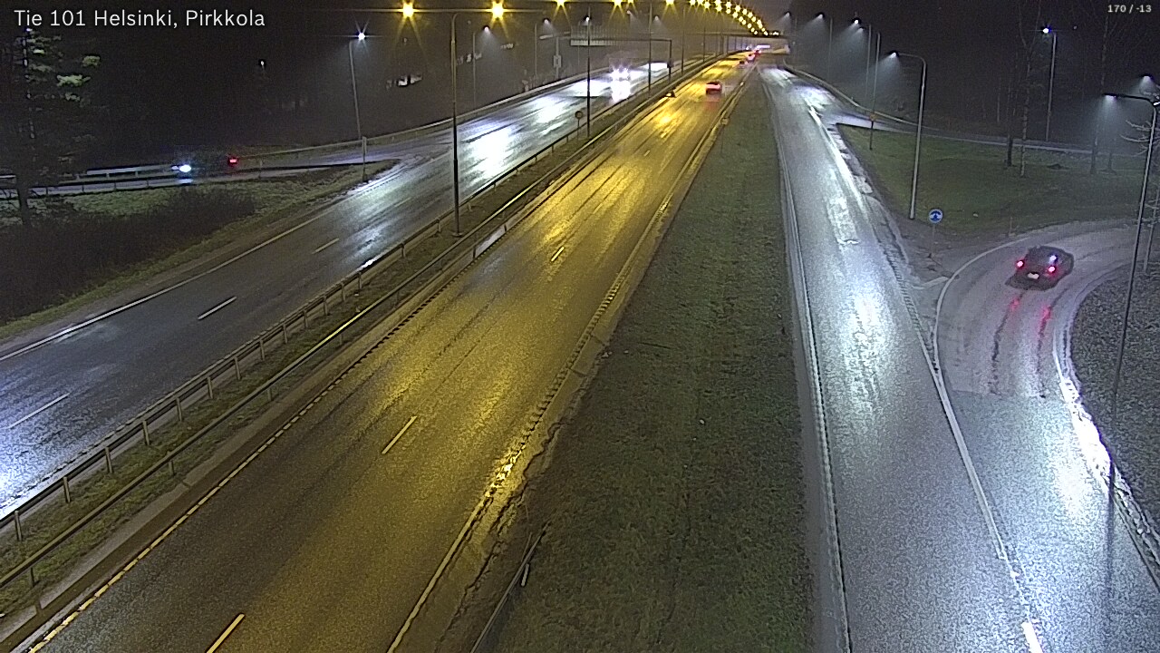 Weather Camera Image Väg 101 Helsingfors Britas, Helsinki, Uusimaa