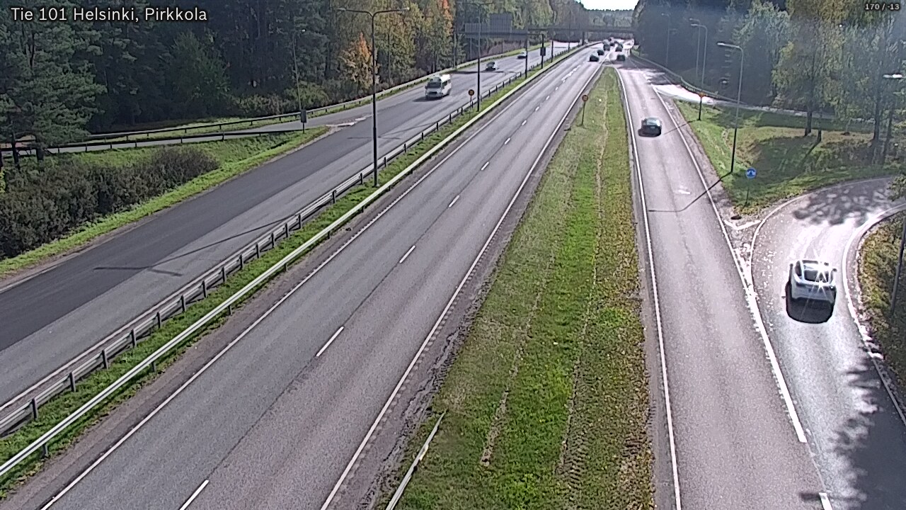 Weather Camera Image Väg 101 Helsingfors Britas, Helsinki, Uusimaa