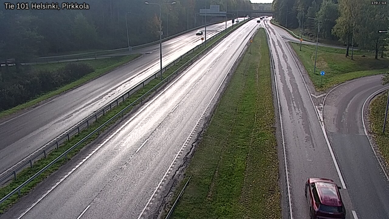 Weather Camera Image Väg 101 Helsingfors Britas, Helsinki, Uusimaa
