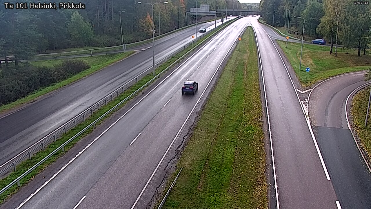 Weather Camera Image Väg 101 Helsingfors Britas, Helsinki, Uusimaa