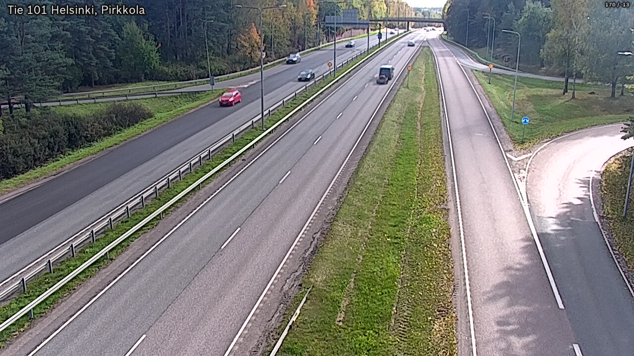 Weather Camera Image Väg 101 Helsingfors Britas, Helsinki, Uusimaa