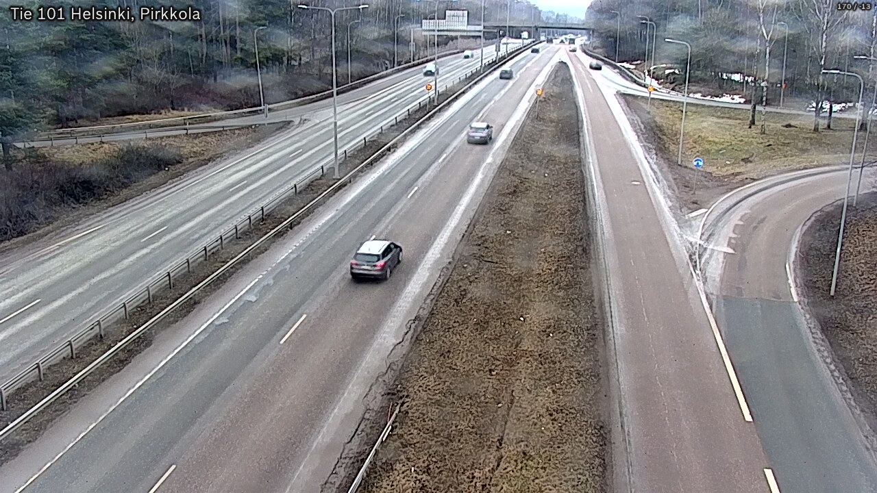 Weather Camera Image Väg 101 Helsingfors Britas, Helsinki, Uusimaa