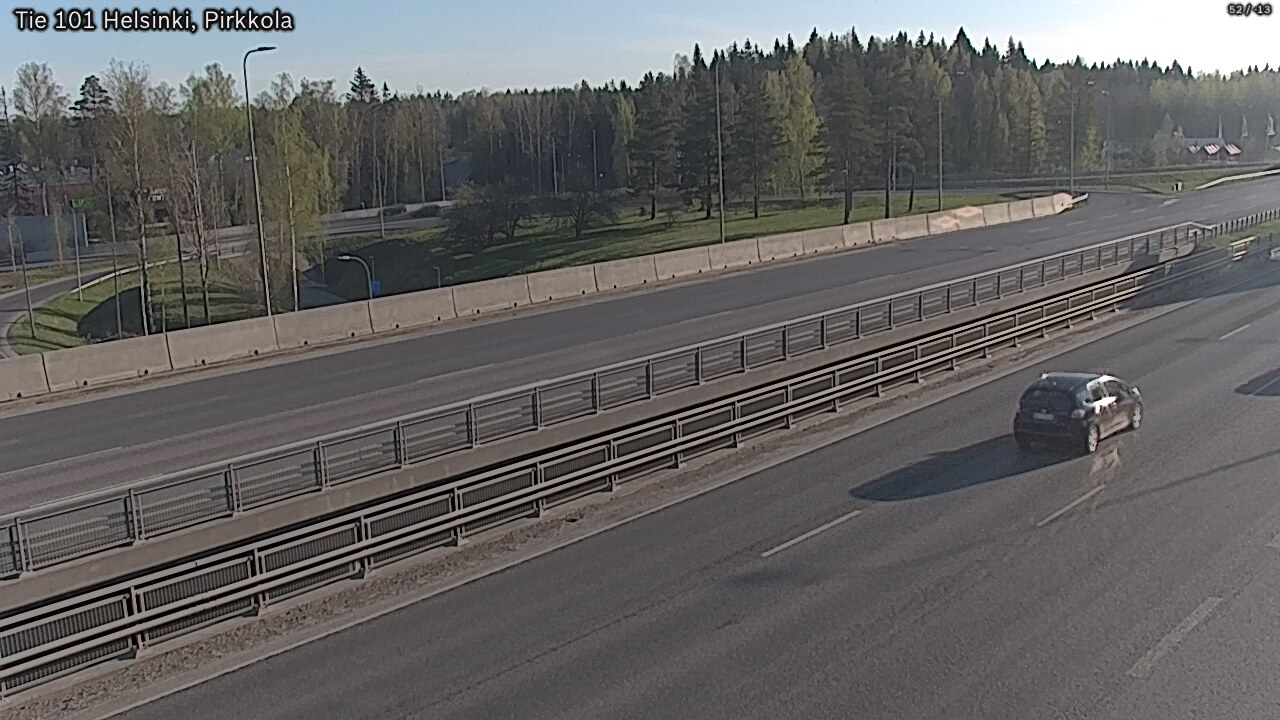 Weather Camera Image Road 101 Helsinki Pirkkola, Helsinki, Uusimaa