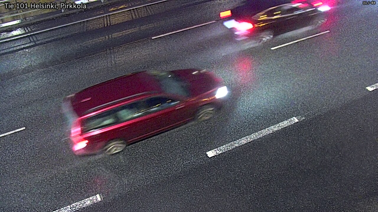 Weather Camera Image Road 101 Helsinki Pirkkola, Helsinki, Uusimaa