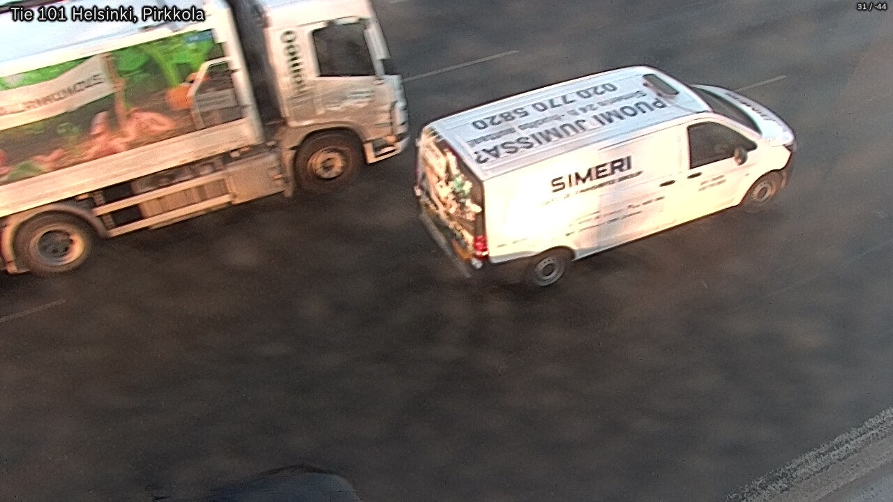 Weather Camera Image Road 101 Helsinki Pirkkola, Helsinki, Uusimaa