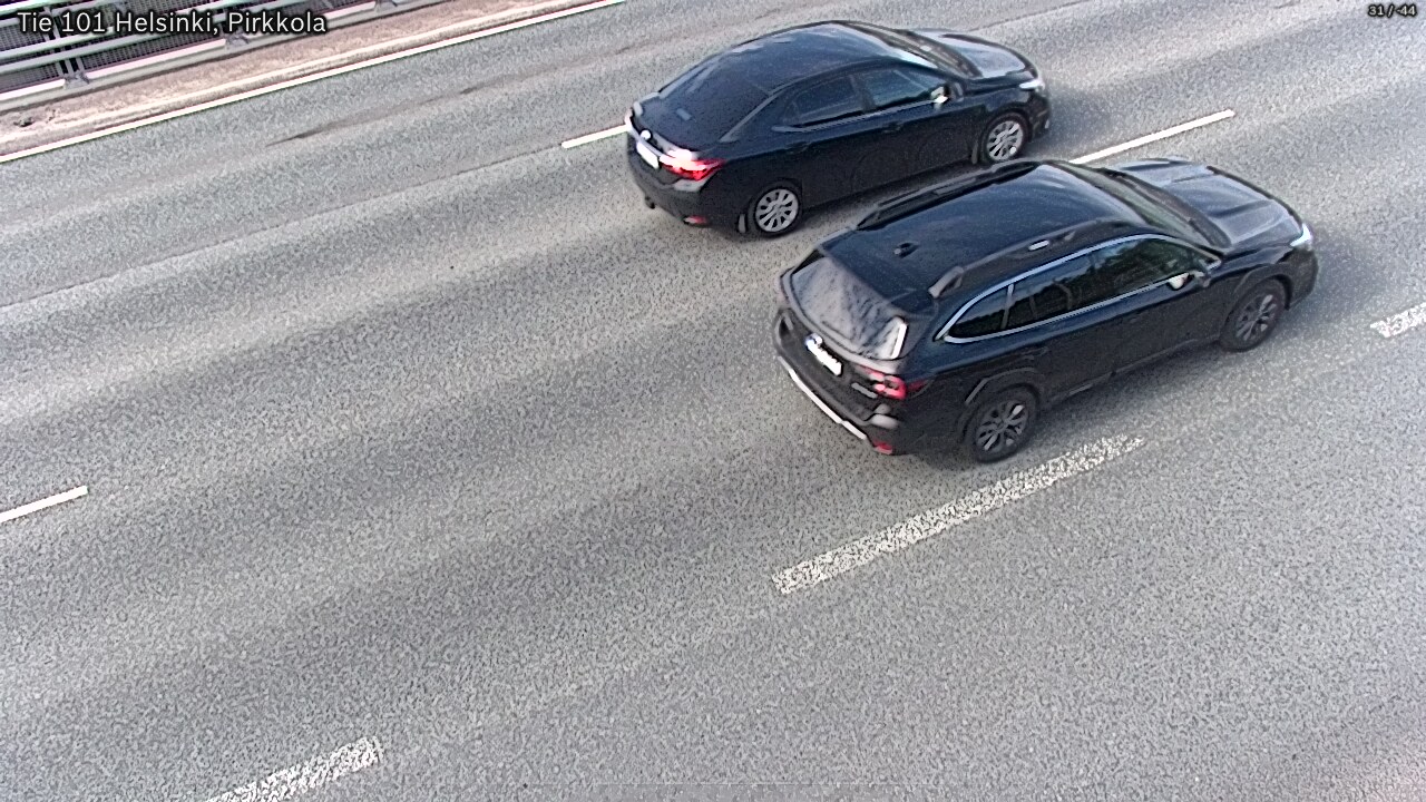 Weather Camera Image Väg 101 Helsingfors Britas, Helsinki, Uusimaa