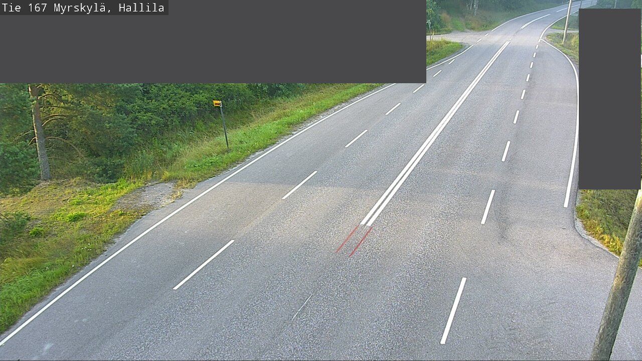 Weather Camera Image Väg 167 Myrskylä, Hallila, Myrskylä, Uusimaa