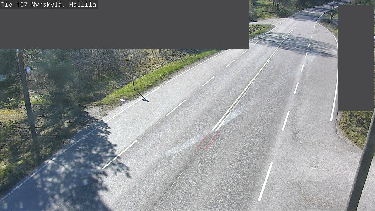 Weather Camera Image Väg 167 Myrskylä, Hallila, Myrskylä, Uusimaa