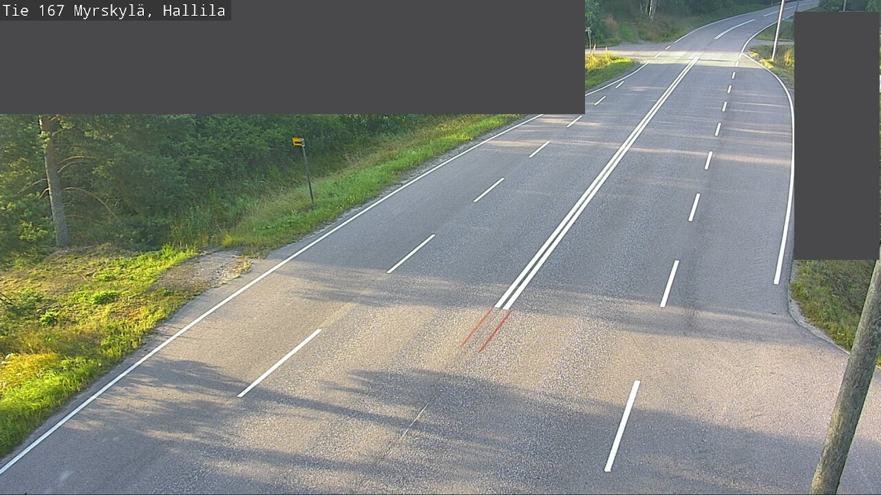 Weather Camera Image Road 167 Myrskylä, Hallila, Myrskylä, Uusimaa
