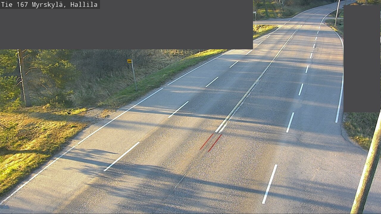 Weather Camera Image Road 167 Myrskylä, Hallila, Myrskylä, Uusimaa
