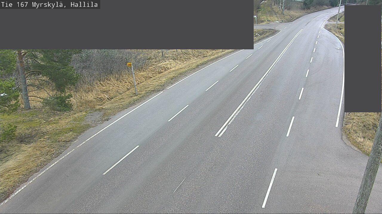 Weather Camera Image Road 167 Myrskylä, Hallila, Myrskylä, Uusimaa