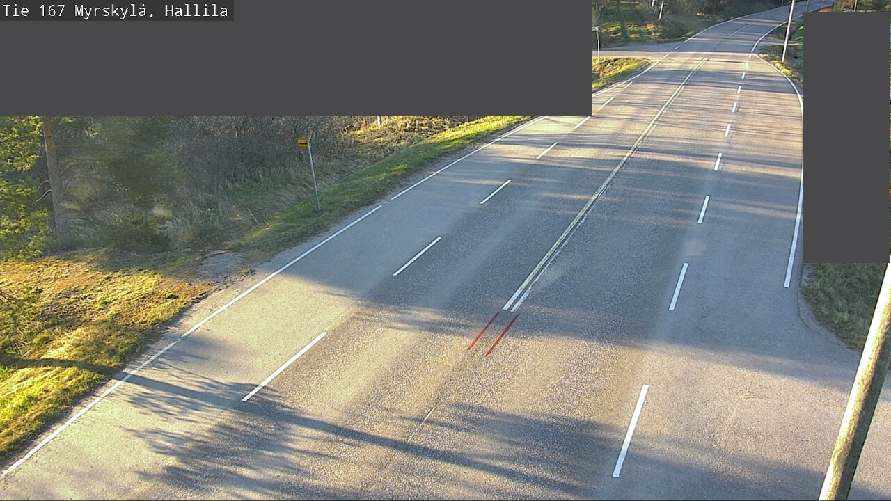 Weather Camera Image Road 167 Myrskylä, Hallila, Myrskylä, Uusimaa