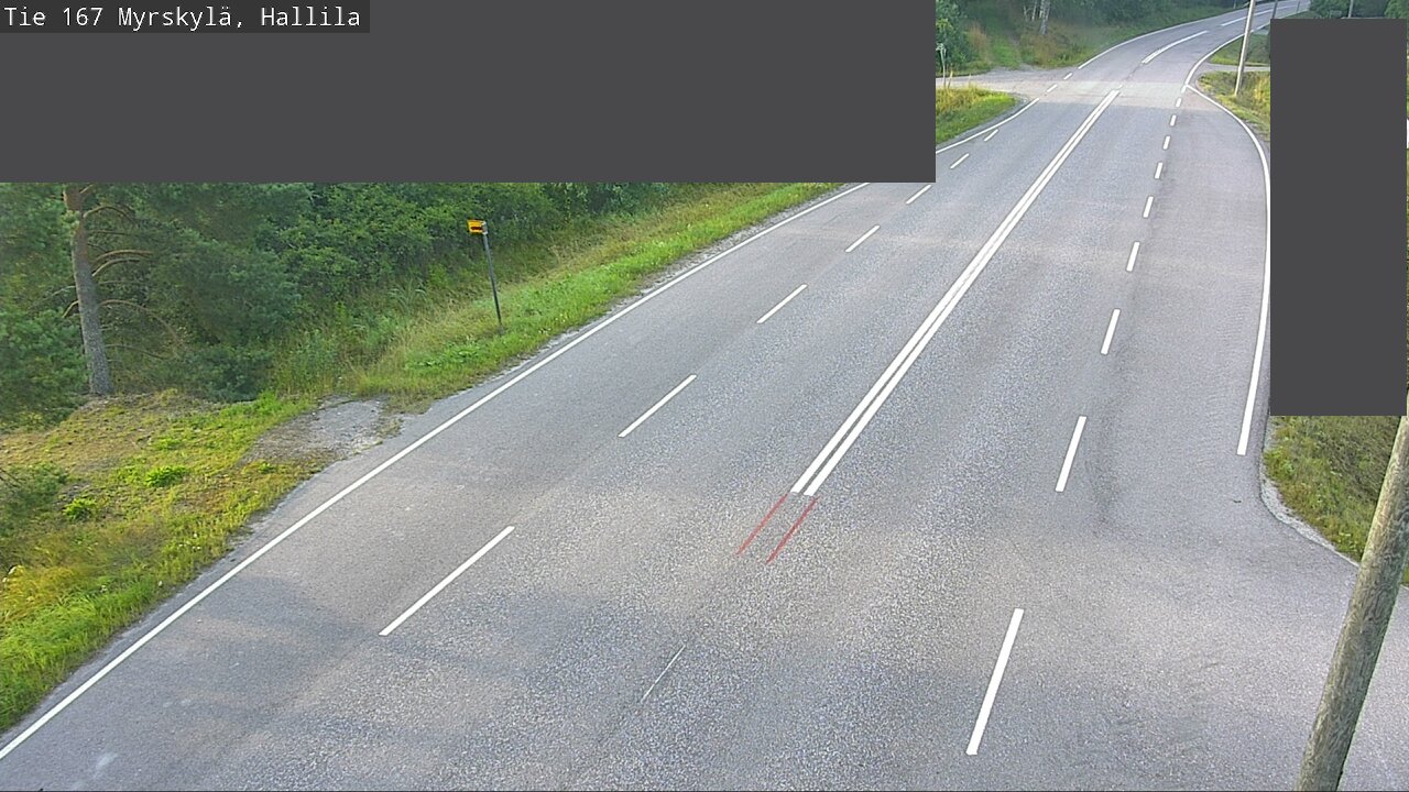 Weather Camera Image Road 167 Myrskylä, Hallila, Myrskylä, Uusimaa