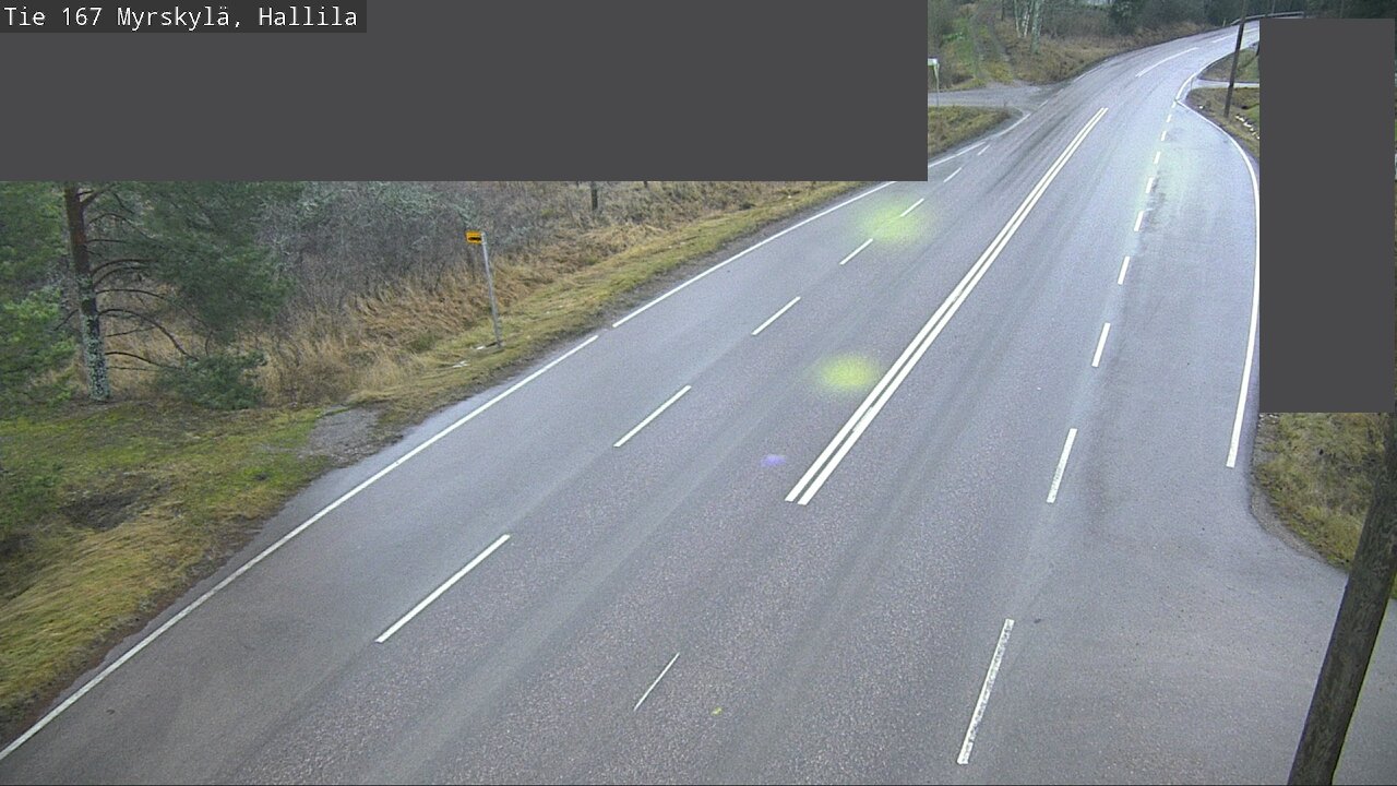 Weather Camera Image Väg 167 Myrskylä, Hallila, Myrskylä, Uusimaa
