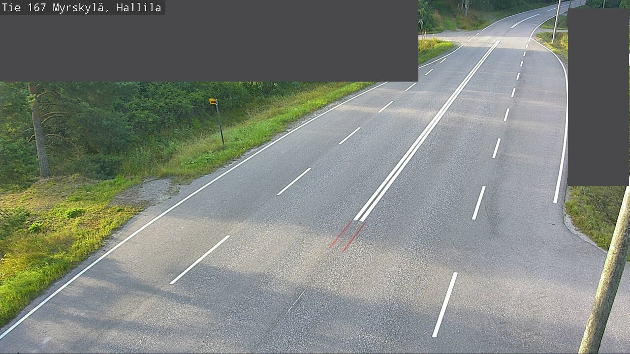 Weather Camera Image Road 167 Myrskylä, Hallila, Myrskylä, Uusimaa
