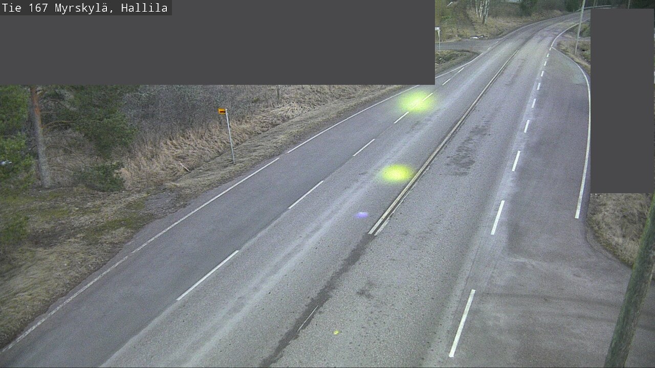 Weather Camera Image Väg 167 Myrskylä, Hallila, Myrskylä, Uusimaa