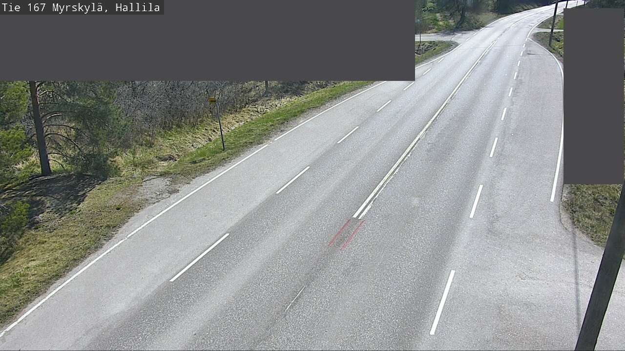 Weather Camera Image Väg 167 Myrskylä, Hallila, Myrskylä, Uusimaa