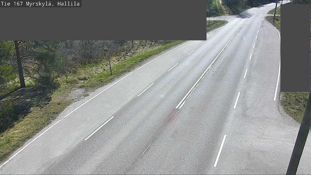 Weather Camera Image Väg 167 Myrskylä, Hallila, Myrskylä, Uusimaa