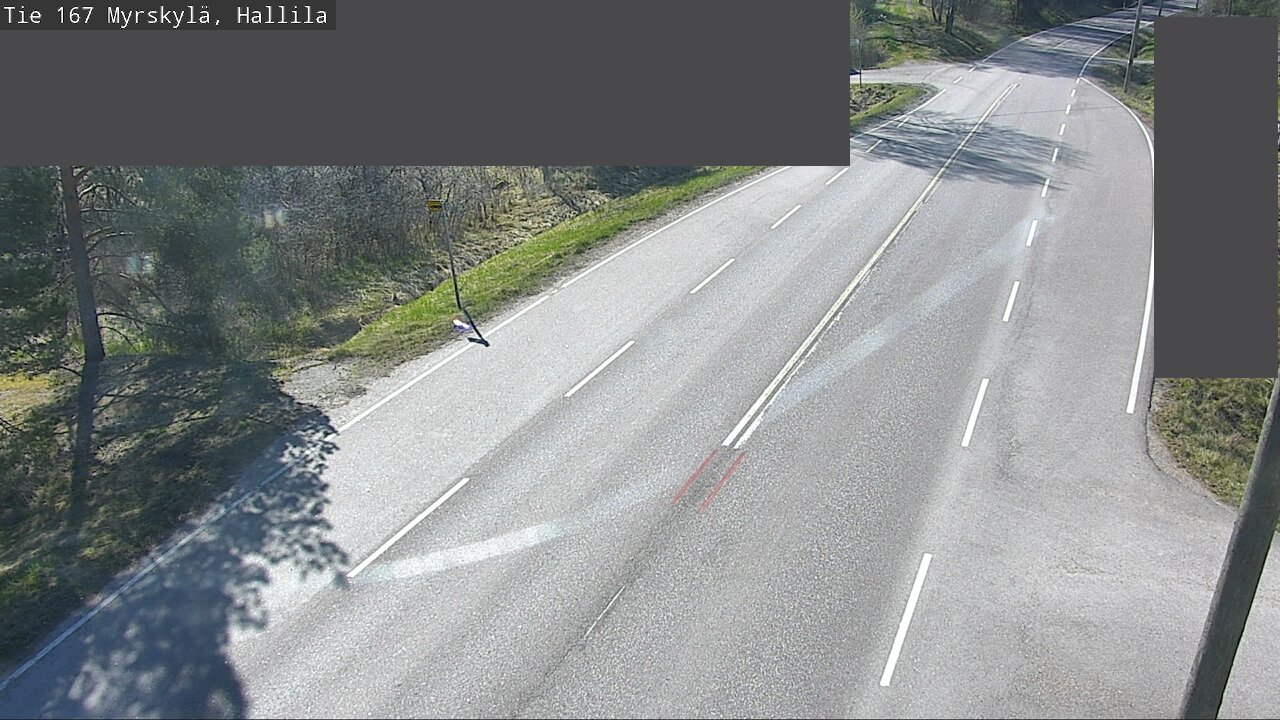 Weather Camera Image Väg 167 Myrskylä, Hallila, Myrskylä, Uusimaa