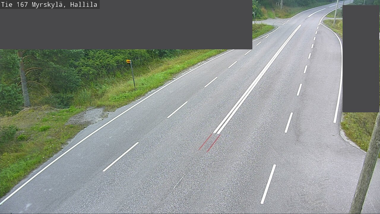 Weather Camera Image Road 167 Myrskylä, Hallila, Myrskylä, Uusimaa