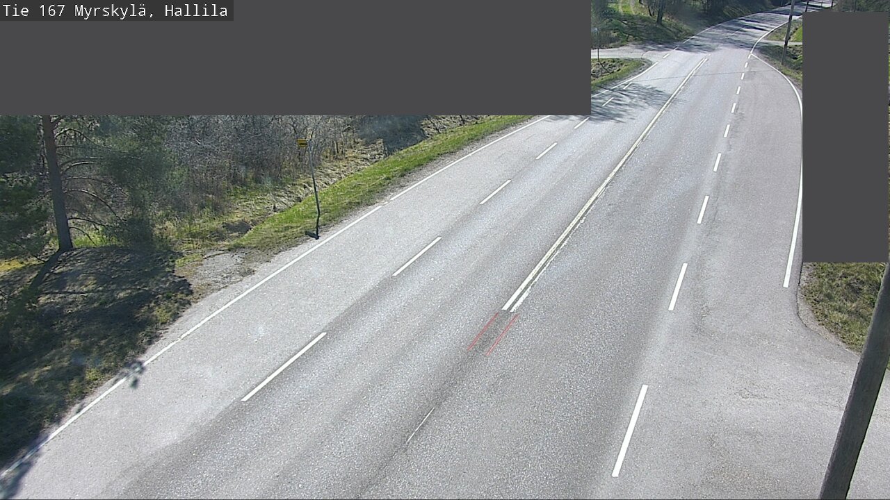 Weather Camera Image Väg 167 Myrskylä, Hallila, Myrskylä, Uusimaa