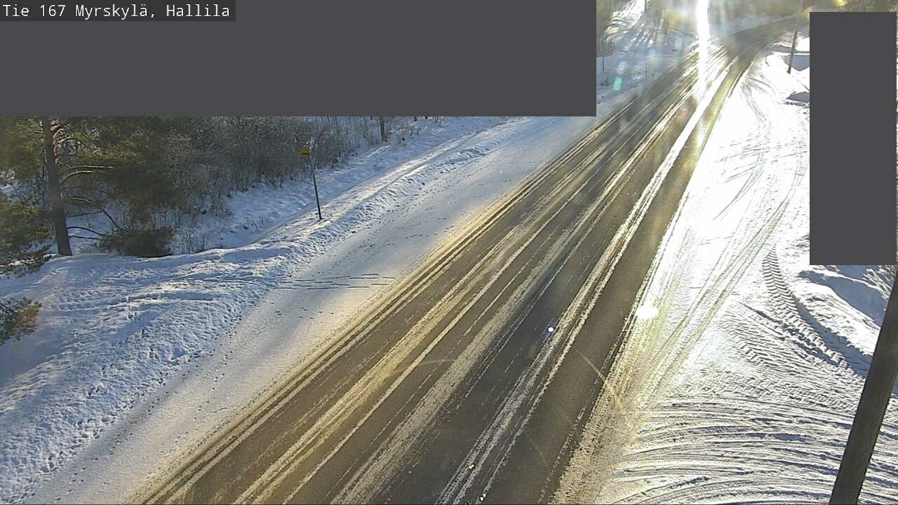 Weather Camera Image Väg 167 Myrskylä, Hallila, Myrskylä, Uusimaa