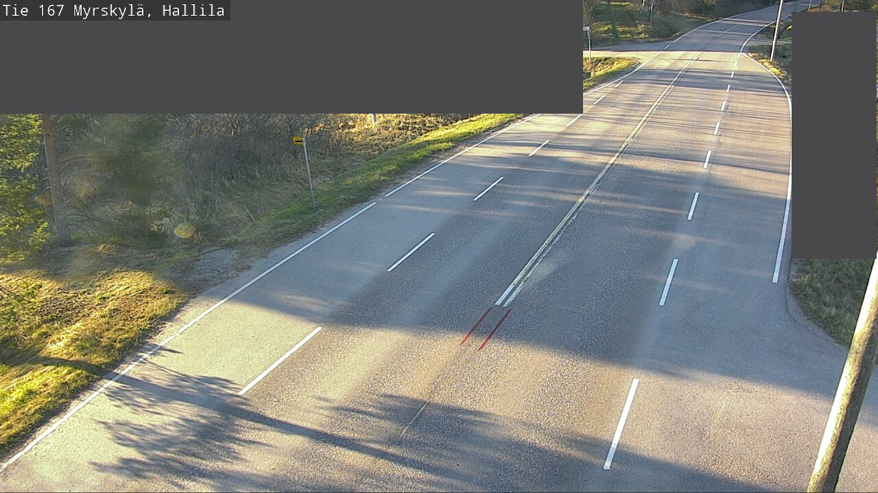 Weather Camera Image Road 167 Myrskylä, Hallila, Myrskylä, Uusimaa