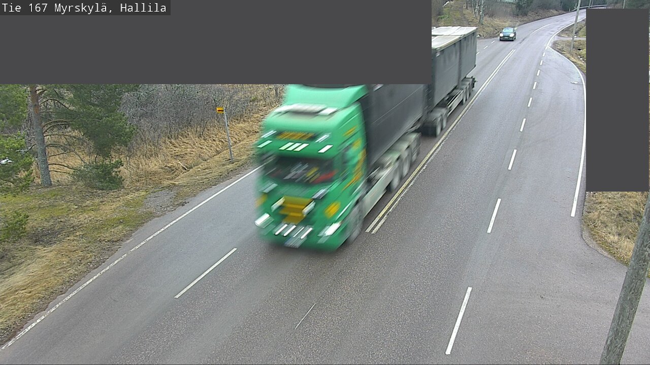Weather Camera Image Road 167 Myrskylä, Hallila, Myrskylä, Uusimaa