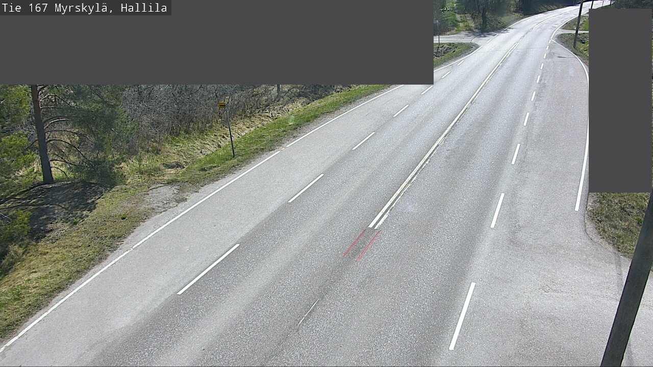 Weather Camera Image Väg 167 Myrskylä, Hallila, Myrskylä, Uusimaa