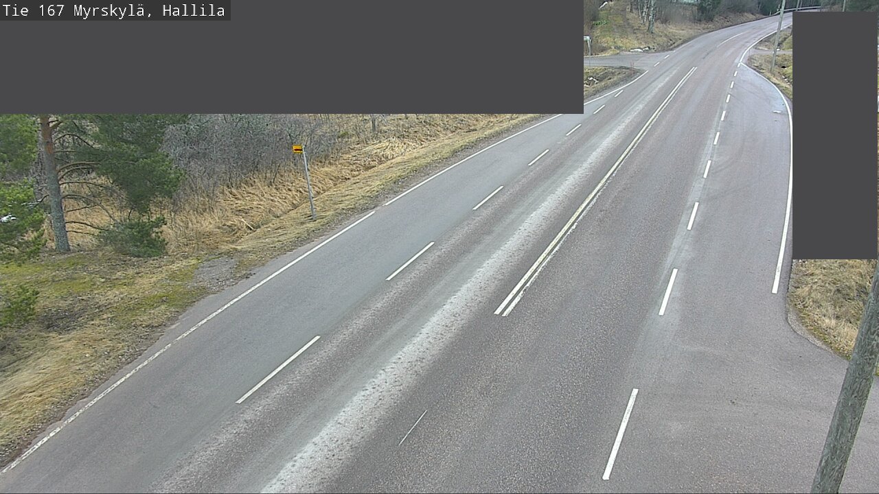Weather Camera Image Road 167 Myrskylä, Hallila, Myrskylä, Uusimaa