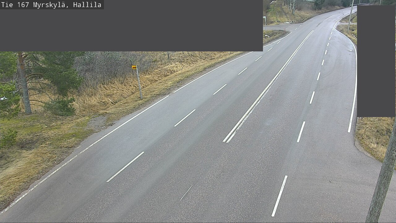 Weather Camera Image Road 167 Myrskylä, Hallila, Myrskylä, Uusimaa