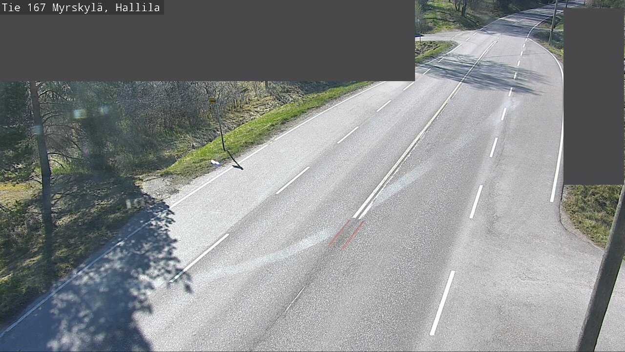 Weather Camera Image Väg 167 Myrskylä, Hallila, Myrskylä, Uusimaa