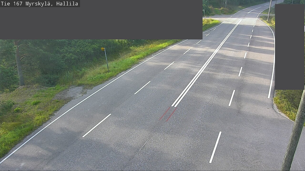Weather Camera Image Väg 167 Myrskylä, Hallila, Myrskylä, Uusimaa