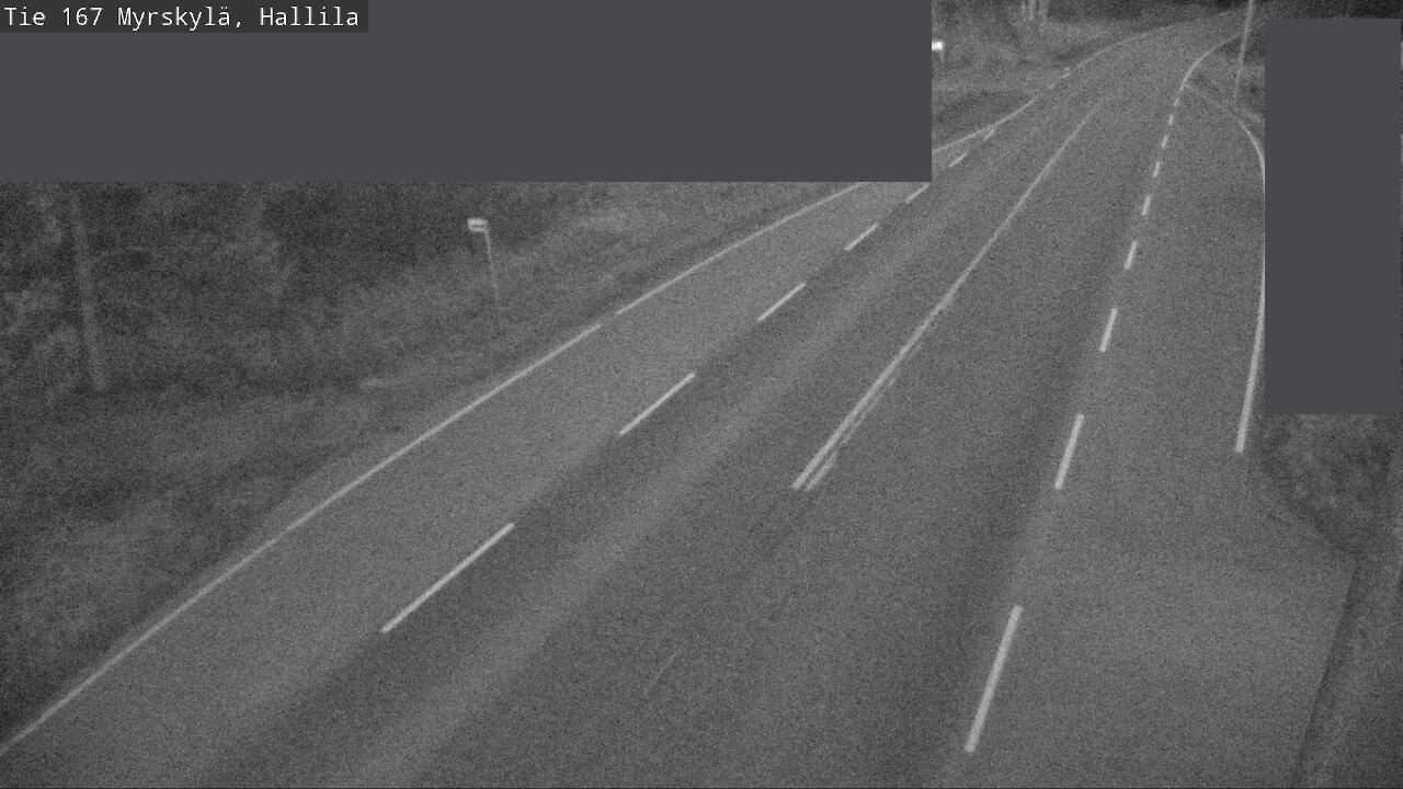 Weather Camera Image Road 167 Myrskylä, Hallila, Myrskylä, Uusimaa